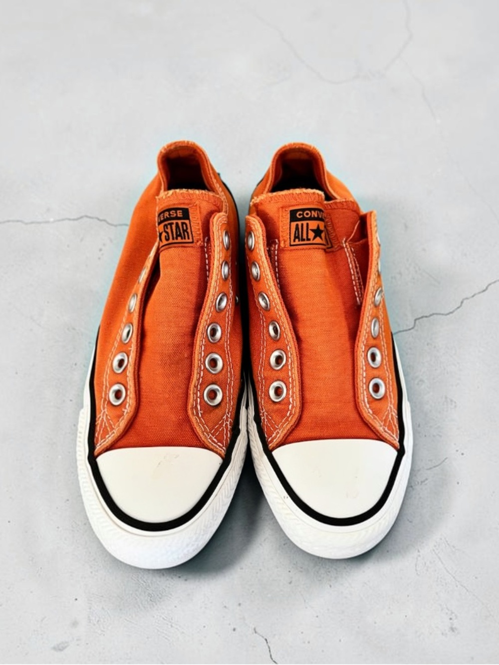 Converse Chuck Taylor All Star Shoreline Slip On Orange Women’s 6.5 - Picture 5 of 10